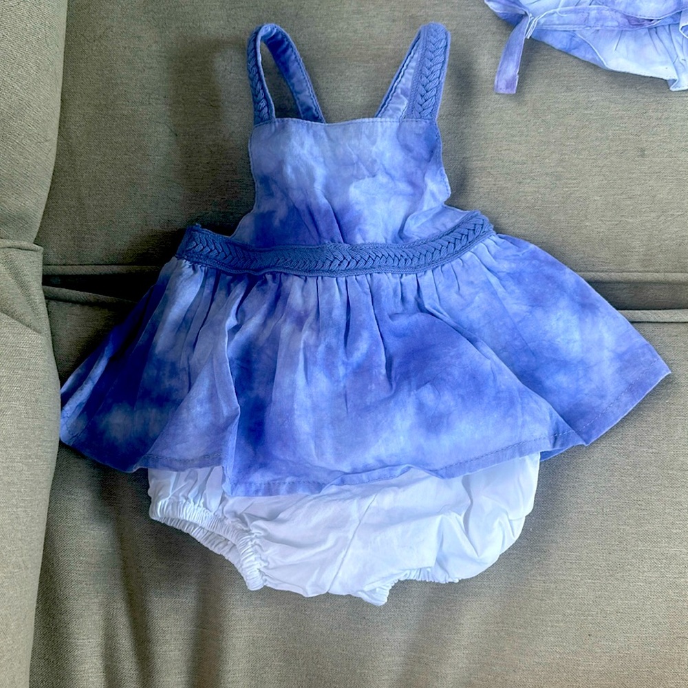 NWOT Tie-dye 3 piece outfit with hat